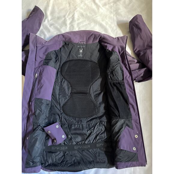 Women’s Purple Spyder Ski Jacket sz L - Picture 2 of 5